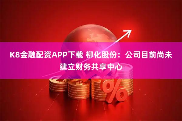 K8金融配资APP下载 柳化股份：公司目前尚未建立财务共享中心